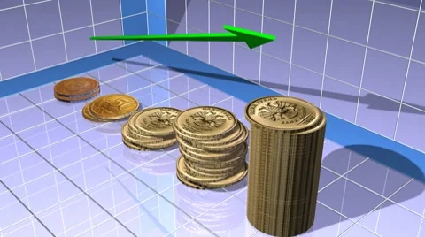 Schedule of financial growth Video stock 8832071