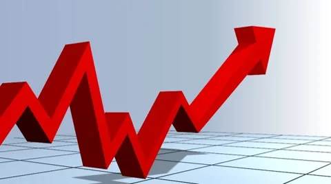 Schedule of financial growth Stock Footage 8832072