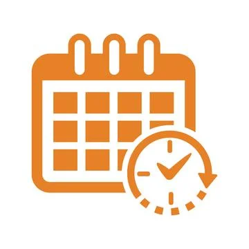 Schedule Icon / Calendar Icon Stock Illustration