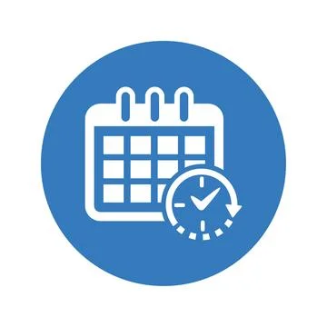 Schedule Icon / Calendar Icon Stock Illustration