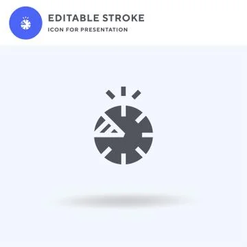 Schedule icon vector, filled flat sign, solid pictogram isolated on white, logo イラスト素材