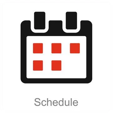 Schedule Stock Illustration