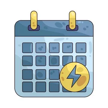 Schedule illustration Stock Illustration