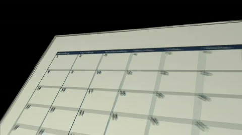 Schedule June p5 動画素材 787867