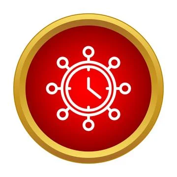 Schedule management and time allocation networking concept Stock Illustration