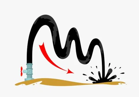 Schedule of oil Stock Illustration