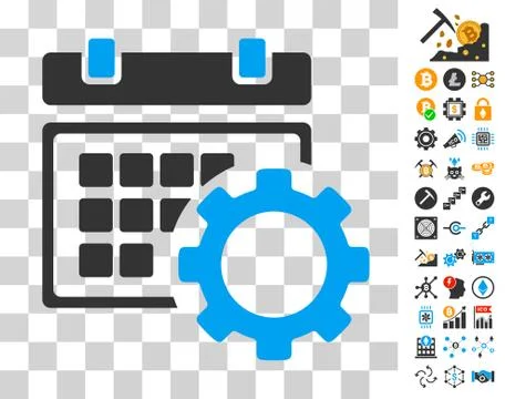 Schedule Options Icon with Bonus Stock Illustration