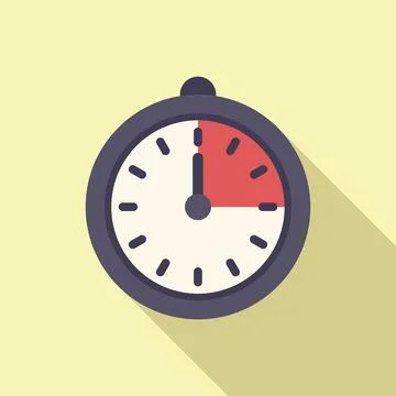 Schedule timer clock icon flat vector. Design event イラスト素材