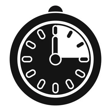 Schedule timer clock icon simple vector. Design event Stockillustratie