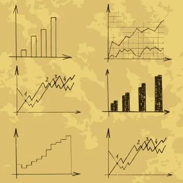 Schedule vector. Set of different retro style Schedule. Stock Illustration