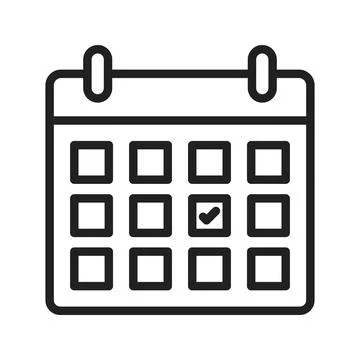 Scheduled Event icon vector image.  Stock Illustration