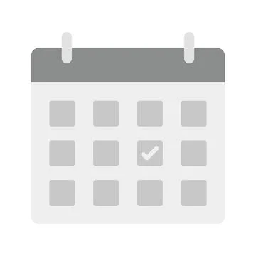 Scheduled Event icon vector image. Illustrazione stock