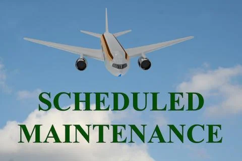 Scheduled Maintenance concept Illustration