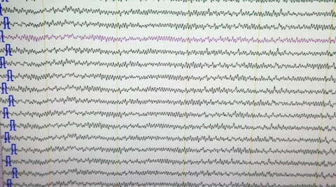 Schedules on display periodically varying close up Stock Footage