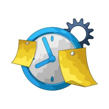 Scheduling illustration Stock Illustration