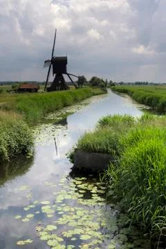 The Scheijwijkse windmill Stock Photos