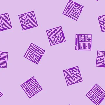 Schema development database glyph vector seamless pattern Illustrazione stock