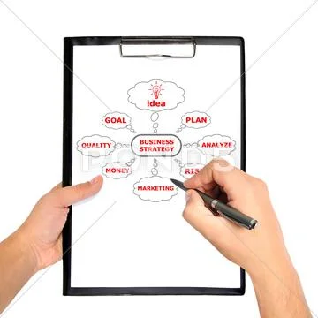 Scheme business strategy Stock Illustration