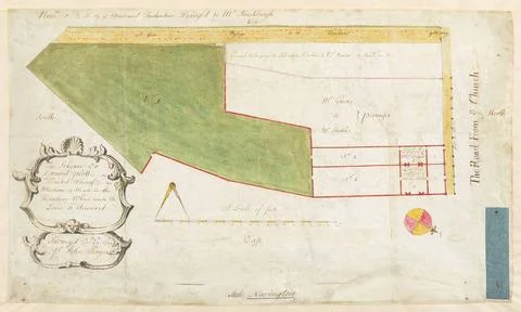 The Scheme Of Ground Plot - Indented Whereof Mention is Made In the Indent... Foto stock
