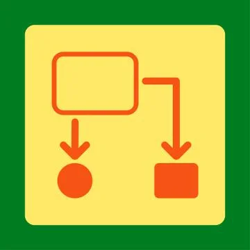 Scheme Icon from Commerce Buttons OverColor Set 库存插图