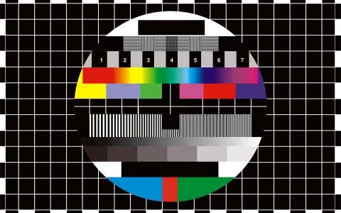 Scheme, pause, colorful, grid Stock Illustration