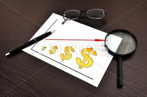 Scheme profits dollar Stock Illustration