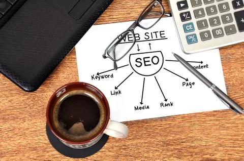Scheme seo Stock Photos