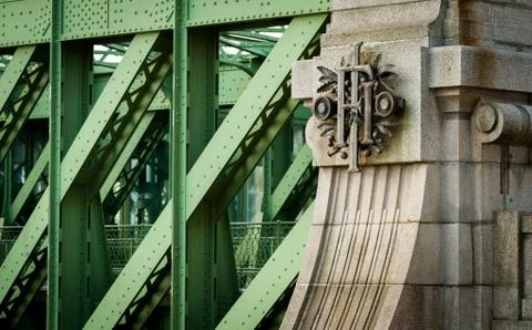 Schemerl Bridge in Vienna Stock Photos