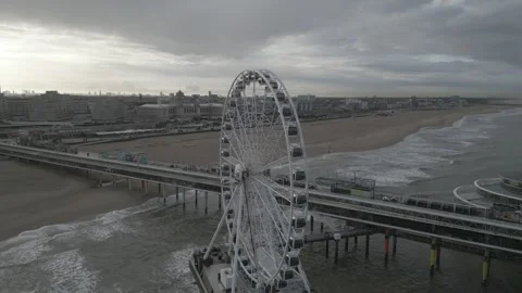 Scheveningen den Haag 8 Stock Footage 244672393