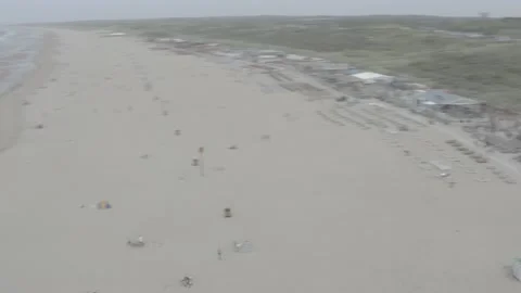 Scheveningen drone shot Stock Footage 159408869