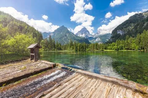 At the Schiederweiher in Hinterstoder Austria Photos