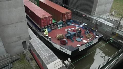 Schiffshebewerk 스톡 동영상 219029047