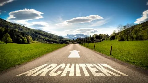 Schild 401 - Architekt Illustrazione stock