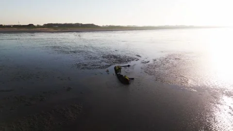 Schillig Beach Wreck Stock Footage 306548037