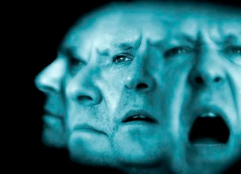 Schizophrenia, conceptual image Stock Illustration
