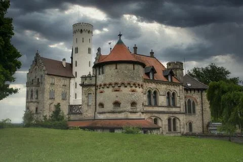 Schloss Lichtenstein Stock Photos