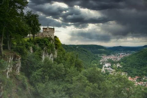 Schloss Lichtenstein 스톡 사진
