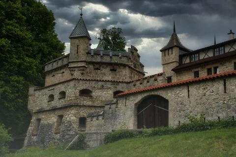 Schloss Lichtenstein Stock Photos