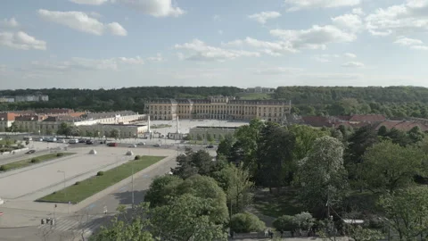 Schloss Schönbrunn Video stock 320380221