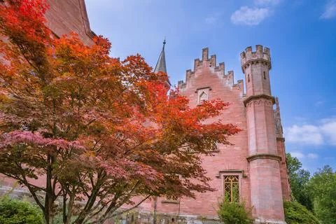 Schloss Waldleiningen in Mudau Stock Photos