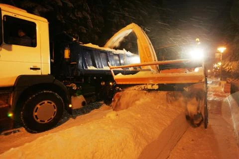 Schneefraesse Stock Photos