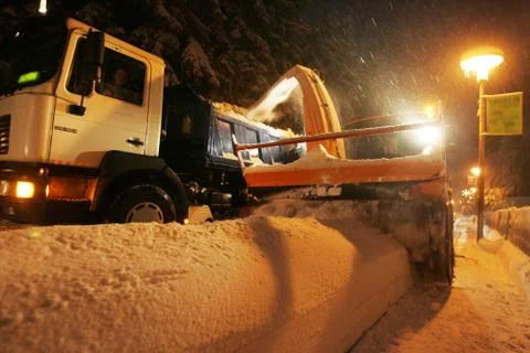 Schneefraesse Stock Photos