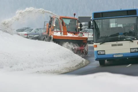Schneefräße Stock Photos