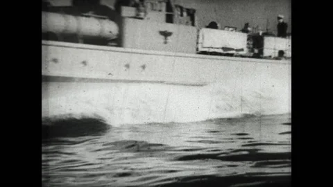 Schnellboot Attack Craft 1940 Stock Footage 143579771