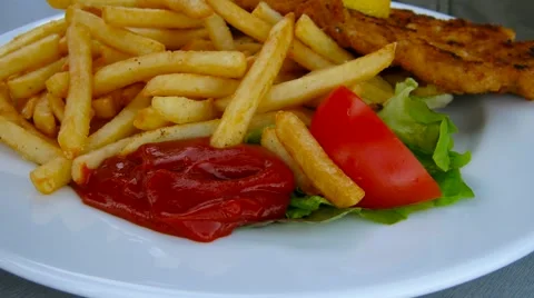 Schnitzel Stock Footage 5476989