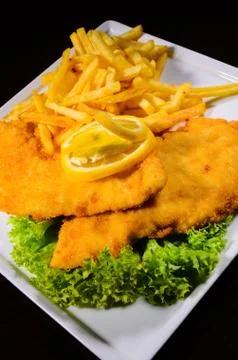 Schnitzel Stock Photos