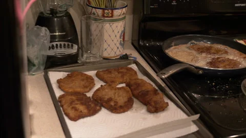 Schnitzel3 Video stock 142717917