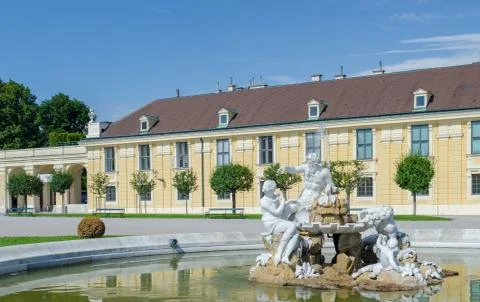 Schoenbrunn sculpture Stock Photos
