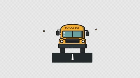 Schol bus Stock Footage 310054276