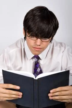 The scholar boy Stock Photos